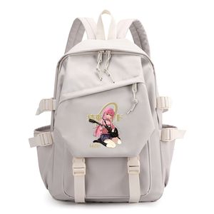 Bolsas escolares Bocchi The Rock Anime Kawaii Harajuku Bolsa de Canva Compras de moda fofa Lovelh