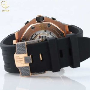 Bussdown Pass Tter D Vvs Studded Moissanite Diamond Handmade Top Brand Luminous Men Wear Profsional Wrist Watch For EAUWQ1XGB