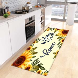 Halılar Mutfak Halı Giriş Puafat Anti-Slip Mat Oturma Odası Ev Koridor Balkon Kapısı Yatak Odası Zemin Banyo Dekor Halı Özel R230718