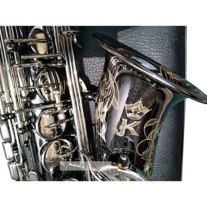 Deutschland JK SX90R Keilwerth Saxophon Alto Black Nickel Silber Alloy Alt Sax Messing Musical Instrument mit Mundstückkopie