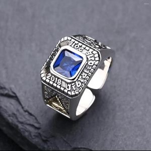 Cluster Rings Trendy And Fashionable Trend Retro Domineering Men's Personalized Ring God's Eye Jewelry