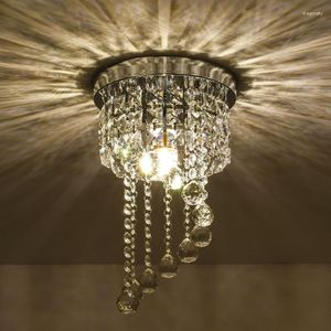 Ceiling Lights Modern Mini Crystal Light Chandelier Corridor Porch Embedded Bedroom Living Room Bathr