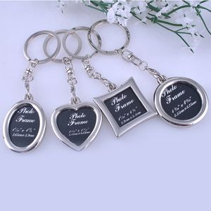 Nyckelringar Creative Rostly Steel Po Frame Keychain Men and Women Sex Heart Ladies Accessories hängsmycken gåvor Drop Delivery SMTWY