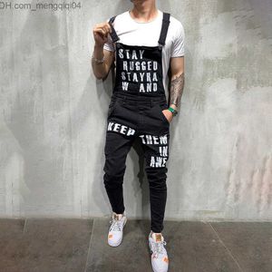 Pantaloni da uomo High Street Strend da uomo Street Street Hip Hop Hop Dark Y2K Strumento Graffiti Dark Vintage Elastic Sospension Galto Z230819