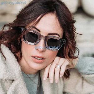 Moda Rhude Sunglasses Brand Inss Celebridades com Jelly Color Square Frame