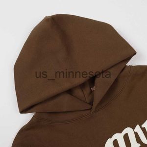 Herren Hoodies Sweatshirts Brown Fleece Ye müssen wieder geboren werden.