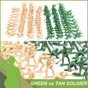 Action Toy Toy Figures Viikondo Army Men Toy Soldier Playset Epic WWII US German Battle Cowbo