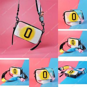 Bag purses designer woman handbag Pattern Shoulder Cross-body Camera Color-blocking Wide Strap Single-shoulder Women purse bags