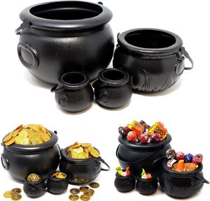 Outros suprimentos de festa de evento 1pc Jars de doces Kettle Halloween Decor CAULDRON BRUCA NEGRA CHETTLES 230818