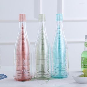 Weingläser Plastik Champagner Set transparenter Wasserbecher Outdoor tragbarer kreativer Bar Goblet