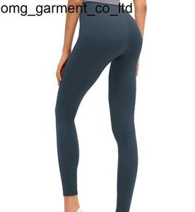 New 2023 Colors Womens Mens Leggings Designers Lu Yoga Calça da cintura Moda Sports Wear Women Elastic Fitness Lady Geral Full Tights Calças de exercícios