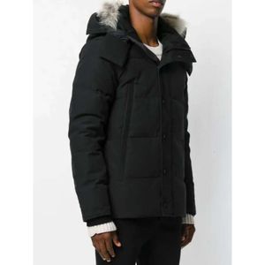 Kanadyjskie zimowe kurtki gęsi ciepły płaszcz w dół najwyższej jakości męskie puffer z kapturem grube parka doudoune homme płaszcze zewnętrzne upuszczal74 Winter01