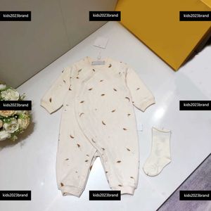 Baby Bodysuit Kids Beletuits الأطفال الحجم 59-90 القطن بطانة Crescent Print مريحة وصول جديد MAR09