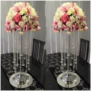 60cm/120cm Wedding Decoration Party Metal Road Lead Flower Table Stand Wedding Centerpieces for wedding Supplies