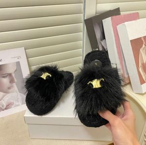 Designer fur slides Slippers Men Women Wool Slides Skin Chypre Slipper Soft Furry Sandals Winter Letters Warm Comfortable Fuzzy Girl Flip Flop Oran SlipperUY