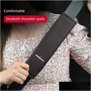 Safety Belts Accessories Car Seat Belt Er Shoder Protector For M Performance 1 2 3 4 5 6 Series X1 X2 X3 X4 X5 X6 Interior Drop De Dhelz