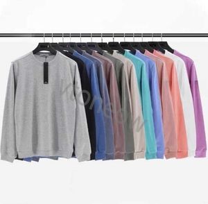 Hip hop 13 Colors Mens Hoodies Round neck Fashion Boys Streetwear Tops Autumn stone Classical Mans Sweatshirts Winter Sleeves island Large Tidal flow design 933