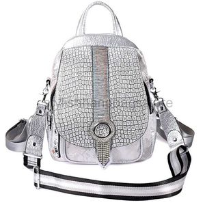 Tasarımcı çanta sırt çantası tarzı marka lüks rhinestone tasarımcı çanta moda elmas kadınlar çok işlevsel çanta gümüş backpackbackpackstylishhandbagsstore