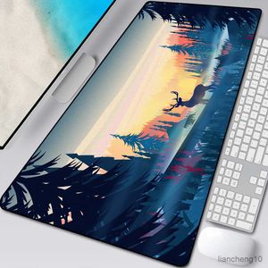 Mouse Pads Wrist Mousepad for Deep forest Laptop Mousepad Gaming Mouse Pad Large Locking Keyboard 90x40 cm Mat R230819