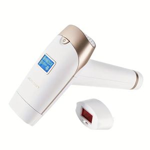 Lescolton 2 -in -1 laserowe urządzenie do usuwania włosów dla kobiet - bezbolesne, profesjonalne i trwałe usuwanie włosów dla ciała i twarzy - Użyj domu w domu