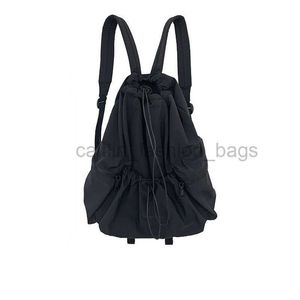 Backpack 2023 Yeni Naylon Kadın Çantası Gençlik Drawstring Orta Menzil Omuz Caitlin_fashion_bags