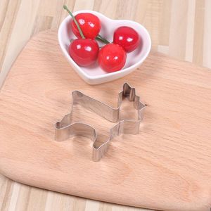Baking Moulds 1Pc Christmas Cookie Cutter Stainless Steel Cut Candy Biscuit Mold Cooking Tools Theme Moose Shape Cutters