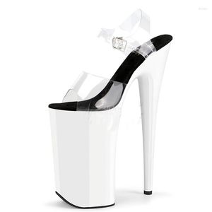Sandali LAIJIANJINXIA cm pollici PVC superiore sexy scarpe da ballo con tacco alto da donna esotiche con plateau