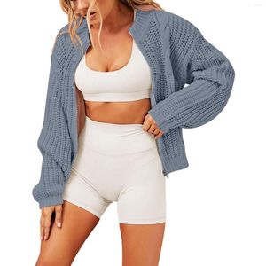 Maglioni femminili autunnali casual cardigan per abiti cappo