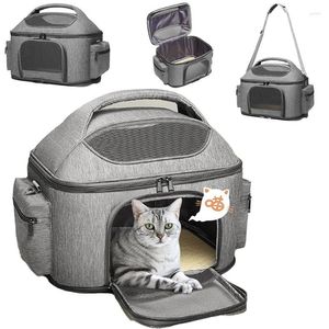 Cat Carriers MeshTraveling Cats And Dogs Collapsible Pet Shoulder Bag Handbag Dog Carrier For 7.5kg Backpack Small Animal