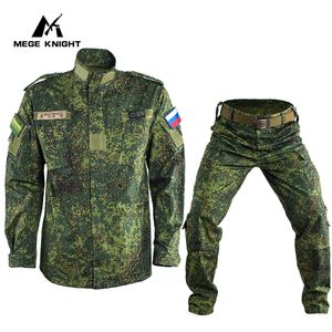 Herren Trailsuits Mege Russion Militäruniform Russische Tarnung Taktische Ausrüstung Männer im Freien Winter arbeiten