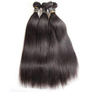 Straight Human Hair Bündel Brasilianisches Haarwebebündel menschliches Haar Bündel für schwarze Frauen 1/3/4 Stücke gerade Haare Erweiterung