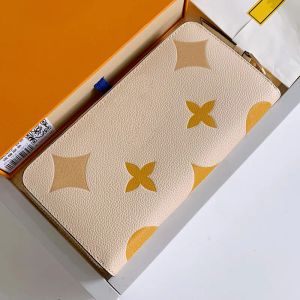 Zippy Designer Wallet Women Designer Reißverschluss Lang Geldbeutel Kartenhalter Krawatte Drei Farben mit Originalbox M81914