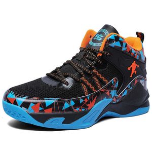 Sapatos de basquete masculino feminino tênis de moda confortável jovens treinadores esportivos casuais respiráveis ​​preto azul roxo