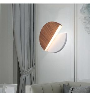 Wandlampe Nordic LED Kreatives Bett 360 Grad Rotatable Schlafzimmer El Corridor Gang Hintergrund dekorativ