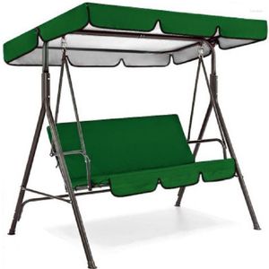 Camp Furniture 3-Seat Garden Patio Hanging Chair Cover Waterproof Sun Protection Swing Dust Outdoor Sunshade Set