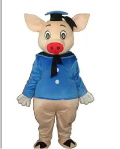 2024 Factory direct sale pig Mascot Costume Adult Halloween Birthday party cartoon Apparel