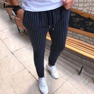 Men's Pants Plus Size 4xl 5xl Men Elegant Fashion Striped Sexy Mens Clothing 2023 Lace-up Bottoms Pant Office Man Pencil Trousers