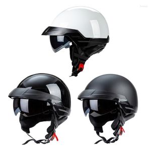 Мотоциклетные шлемы Мотоциклы Половина шлема открытый лицо солнце