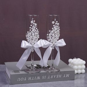 Wine Glasses Exquisite Wedding Glass Stemware Highend Banquet Champagne Cup Supplies Bride and Groom Toasting 230818