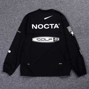 Men's Hoodies Us Version Nocta Golf Co Branded Draw Breathable Quick Drying Leisure Sports T-shirt Long Sleeve Round Neck Summerwtpa