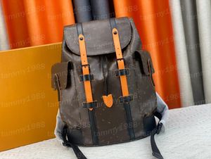 Christopher Designer Travel Backpack Torby plecak Christopher Plecak PM Men Epi Bagagage Torka na ramię zakochaj się