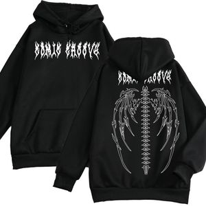 Herren Hoodies Sweatshirts Women Hoodie Y2K Gothic Skeleton Evil Fling Drucken Übergroße Kapuzepiete Paar Kleidung Hip-Hop Man Streetwear Sweatshirt 230815