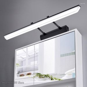 Lampa ścienna Nordic LED lustro przednie wodoodporne łazienka Domowa próżność Makijaż oświetlenie 9W 12w 15w 18W reflektor