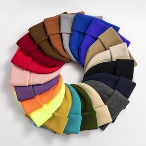 Acessórios para o cabelo Inverno malha de bebê chapéu de bebê primavera outono crochê meninos meninas gorro de boné para homens homens unissex cor de ar livre quente