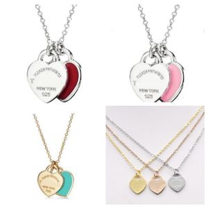 Gold Necklace for Women Trendy Jewlery Designer Cute Necklaces Fashion Luxurious Jewellery Heart Pendant Gifts