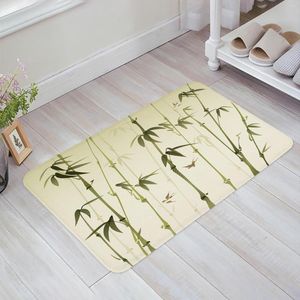 Carpets Chinese Style Bamboo Floor Mat Entrance Door Living Room Kitchen Rug Non-Slip Carpet Bathroom Doormat Home Decor