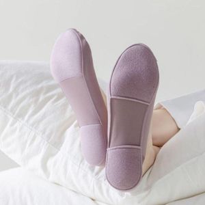 Women Socks Non Slip Shallow Mouth Invisible No Foot Rubbing Ice Silk Boat Sponge Bottomed Ladies' Products Silicone