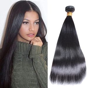 Capelli dritti 1/3/4 PC bundle brasiliani bundle di capelli umani estensioni remy weave bundles spedizione gratuita