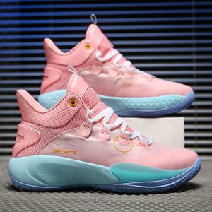 Nuove scarpe da basket da uomo di arrivo da donna comode sneakers giovani allenatori professionisti traspiranti blu verde viola rosa