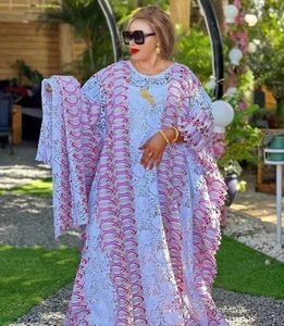 Abbigliamento etnico Mamada L7594 Africane Donne Dashiki Abaya Stylish Long Long Evening Abite all'interno della gonna Free Dimensioni Dance Party 230818